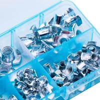 80PCS Insertos De Tornillo Ciego De Plata De Zinc M3 M4 M5 M6 M8 Para Madera Y Mobiliario Herramientas De Metalworking - details 8