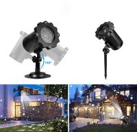 Lámpara LED De Patrón De Copo De Nieve Con Control Remoto Para Jardín Exterior Decoración De Navidad Y Escenario Luz Proyección IP65 ABS Fuente De Alimentación AC - details 9