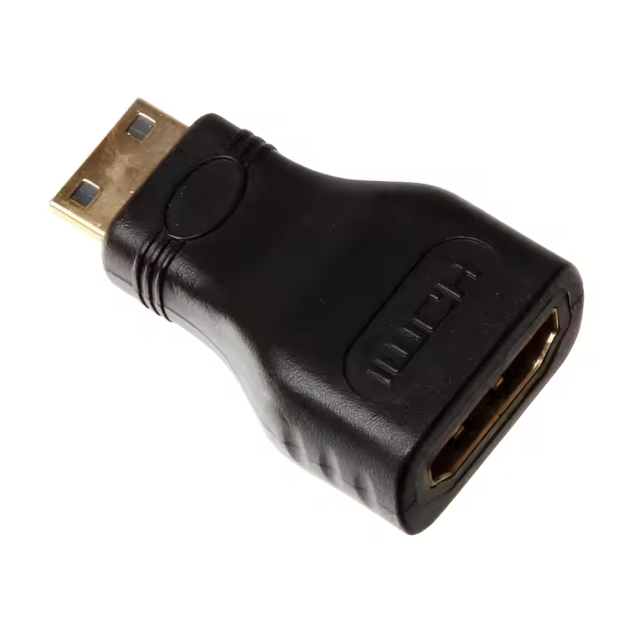 Adaptador hdmi a mini hdmi - hembra - macho - 1