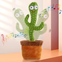 Juguete De Cactus Hablador Recargable Grabable Y Repetible Para Niños Idiomas Inglés Español Árabe Cambiador De Voz Educativo - details 14