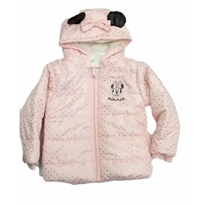 Suncity Parka Rosa Minnie Mouse Disney para Niñas - Disponible en Varias Tallas - 1