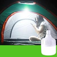 Bombilla Solar LED 100-500W Con Gancho Luz Exterior Impermeable Para Camping Iluminación De Jardín Y Camino Eficiente Ahorro De Energía - details 9