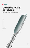 Herramienta De Manicura MR.GREEN Limpiador De Uñas Y Cutículas Pusher De Acero Inoxidable Doble Final Para Eliminar Suciedad Y Piel Muerta - details 5