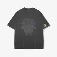 Camiseta De Algodón Puro Para Hombre Y Mujer Estilo Retro Norteamericano 2024 Manga Corta Casual Para Todo El Año - details 4