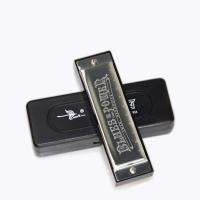 Harmonica 10 Agujeros Senior Bruce Para Blues Con Estuche Acero Inoxidable Y Latón Para Música Instrumento De Musicalización - details 2