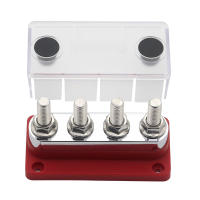 Bloque De Distribución De Energía 600A Con 4 X 3/8 Postes Caja De Barra De Autobús 48V DC Para RV Accesorios Y Piezas De Automóviles - details 2