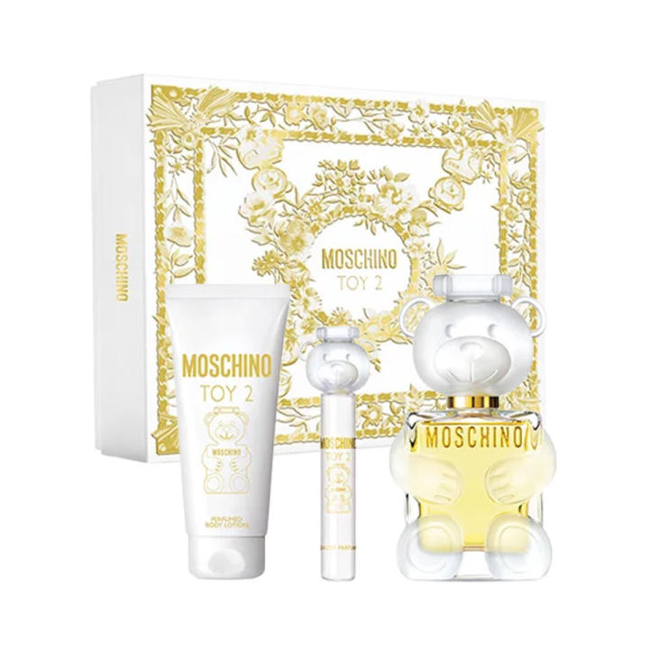 MOSCHINO Toy 2 Eau de Parfum 100 ml + Body Lotion 100 ml + Mini 10 ml — oferta en Miravia