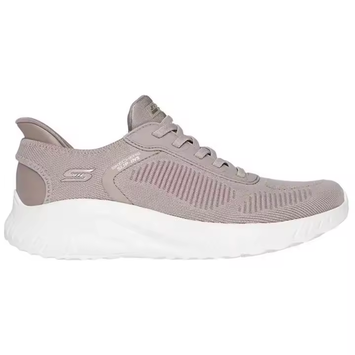 Zapatillas Skechers modelo Bobs Squad Chaos - Current Mu en color Beig Oscuro - 1