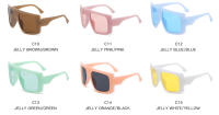 Gafas De Sol Cuadradas Punk Oversize Para Hombre Y2K Tendencia Única Con Lente UV400 Para Ciclismo Y Conducción - details 7
