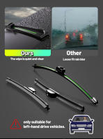 LimpiaFrente LimpiaFrente Wiper Blades Para Peugeot 607 2002-2011 Pares De LimpiaFrente De Pintura Natural Adecuado Para Año 2003 2004 2005 2007 2008 2009 2010 - details 1