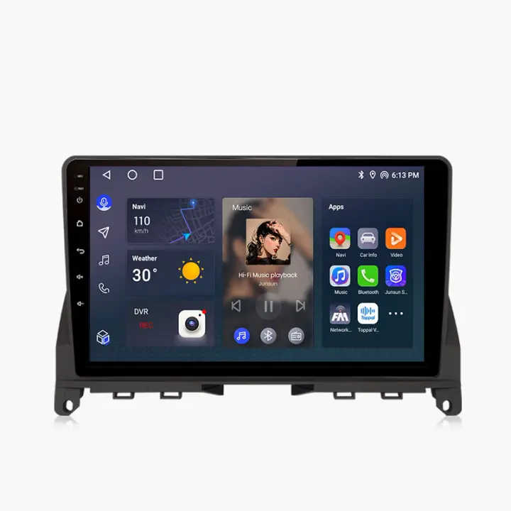 Junsun Android 13 Radio Para Mercedes Benz C Class 3 W204 S204 2006 2007 2008 2009 2010 2011 DSP Navegación GPS Reproductor Multimedia 2 DIN Inalámbrico CarPlay Android Auto Radio - 1