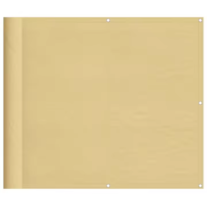 Pantalla de Balcón 100% poliéster Oxford arena color 90x500 cm - 1