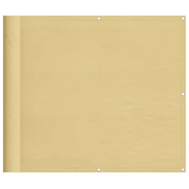 Pantalla de Balcón 100% poliéster Oxford arena color 90x500 cm - 1