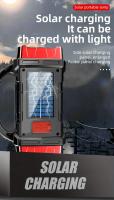 Luz LED solar para acampar, batería recargable de 1500 mAh, foco brillante para senderismo y viajes al aire libre, equipo de senderismo, linterna - details 3