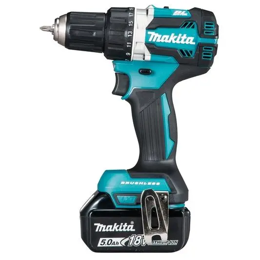 Makita DDF484RT3J taladro 2000 RPM 1,8 kg Negro, Azul, Plata - 1