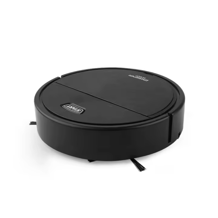 Robot aspirador inteligente multición 3 en 1, aspirador Fuerte de barrido recargable para Limpador del Hogar, Negro - 1