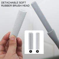 Cepillo De Limpieza Para Dedos De Pies Con Mango Largo 2pcs Esfuerzador De Pie De Silicona Suave Cepillo De Baño Para Ducha Auxiliar De Limpieza De Pies - details 13