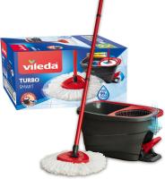 VILEDA Turbo Smart limpieza con fregona completa y cubo con escurridor - details 0