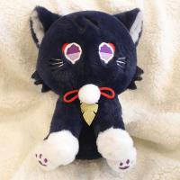 Muñeco De Peluche Genshin Impact Wanderer Negro Fluffy Para Niños Juguete De Impacto Suave Y Cómodo Regalo De Almohada De Peluche - details 7
