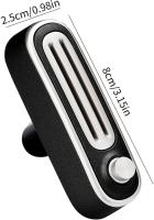 Clip ambientador de aire para radio de coche,Clips de ventilación decorativos con forma de radio de dibujos animados,Caja vacía de ambientador de perfumes para coche - details 0