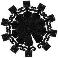 10 Pcs Cubiertas De Columna Para Valla Cabezas De Murdle En Plástico Accesorios Para Jardín Capas De Poste Decorativas - details 7