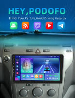 Podofo Radio de coche Android 2 Din para Opel Zafira Antara Astra 2006 2007 2008 2009 2010 Carplay 8+128GB AI Voice WIFI+4G DSP GPS Navegación Multimedia Reproductor de Video - details 0