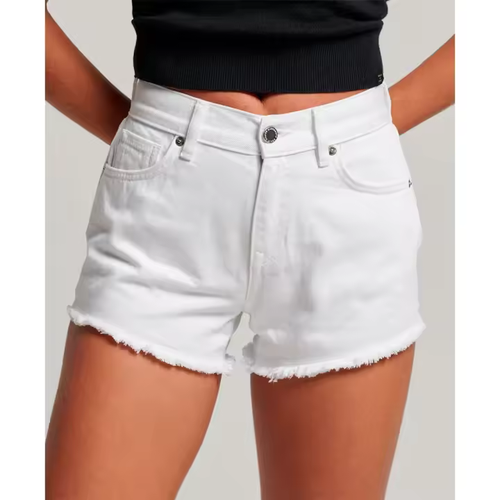 Superdry Pantalones Cortos Studios High Rise Denim - 1