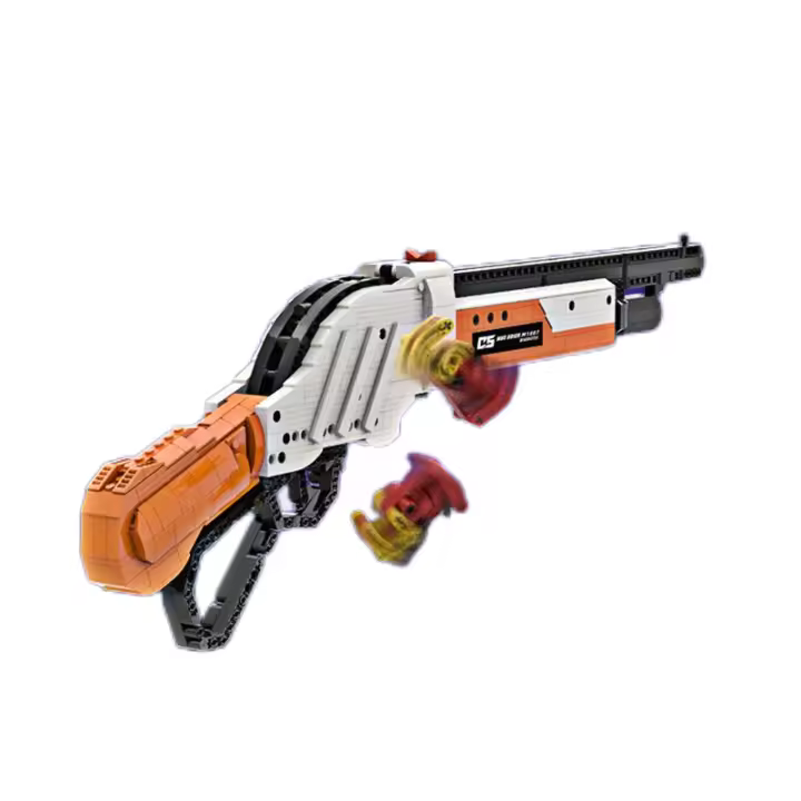 Bloques De Construcción Técnicos Winchester M1887 Escopeta Modelo 1200PCS Juguetes De Bloques Compatible Con Lego Para Niños Regalo De Cumpleaños - 1