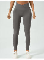Pantalones De Yoga De Cintura Alta Para Mujer Sportwear Transpirable Leggings De Gimnasio Levantamiento De Glúteos Tights Deportivos - details 14