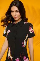 Roller Dress - Vestido Camisero Minueto. El Roller Dress de Minueto es un vestido camisero que combina comodidad y estilo:  Diseño corto y femenino: con manga corta y bajo plisado que aporta movimiento. - details 2