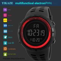 Reloj Deportivo Digital Para Hombre Con Pantalla Luminosa Impermeable Multifuncional Militar Reloj De Pulsera Con Alarma Y Cronómetro - details 4