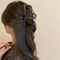 Pinza Para El Cabello De Cuero Artificial Con Diseño De Leopardo Y Lazo Adorno De Moda Para Mujer Accesorio De Pelo Cool Y Dulce Para Exteriores - details 5