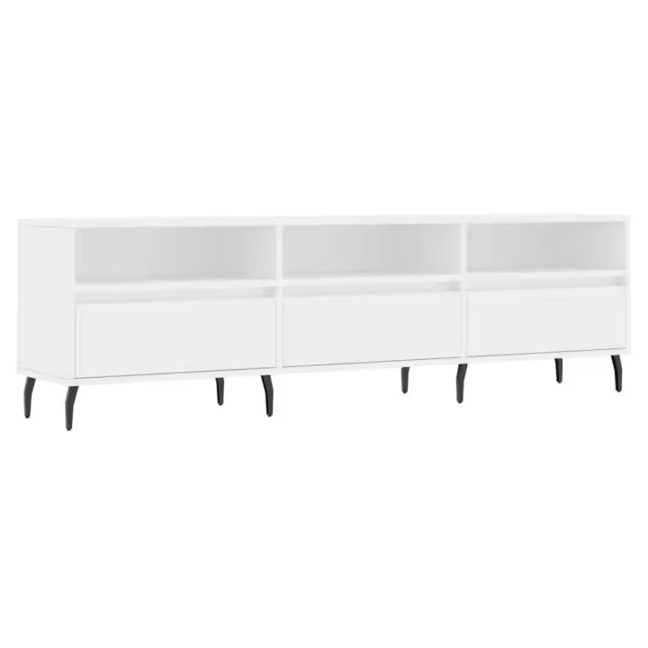 vidaXL Mueble de TV madera contrachapada 150x30x44,5 cm, Mueble de Salon, Mueble TV, Mueble TV salon, Mesa de TV, Mueble tele - 1