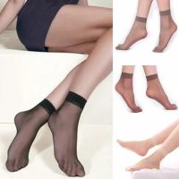 Calcetines De Nylon Ultra Delgados Y Transparentes Para Mujer Color De Piel Calcetines Cortos De Verano Para Mujer 20-100 Piezas - details 9