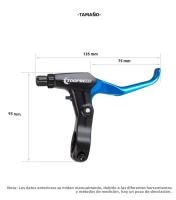 TOOPRE FR5 Manillar De Freno De Aleación De Aluminio Para Bicicleta MTB Y Carretera Colorido Manillar De Freno Universal Para Niños - details 17