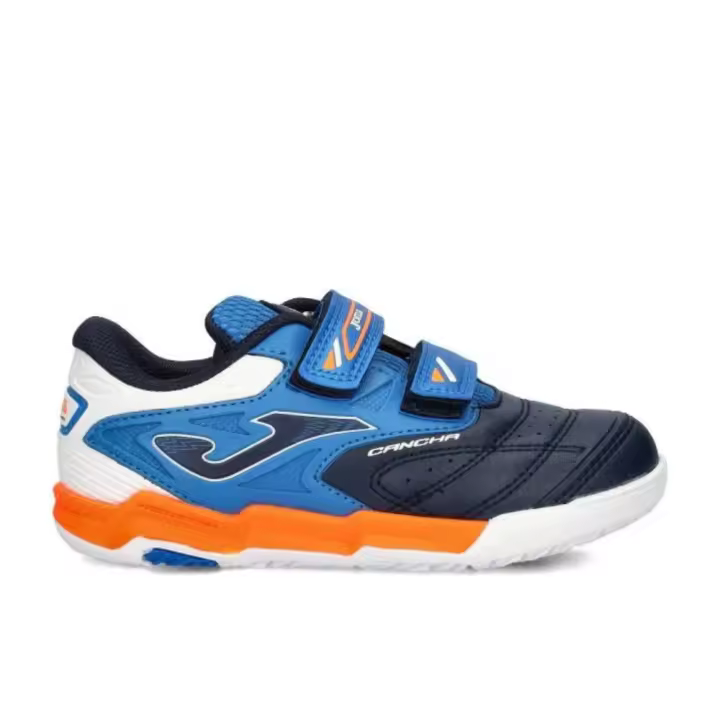 ZAPATILLAS FÚTBOL SALA NIÑO JOMA CANCHA JR 2403. Navy Orange Jr - 1