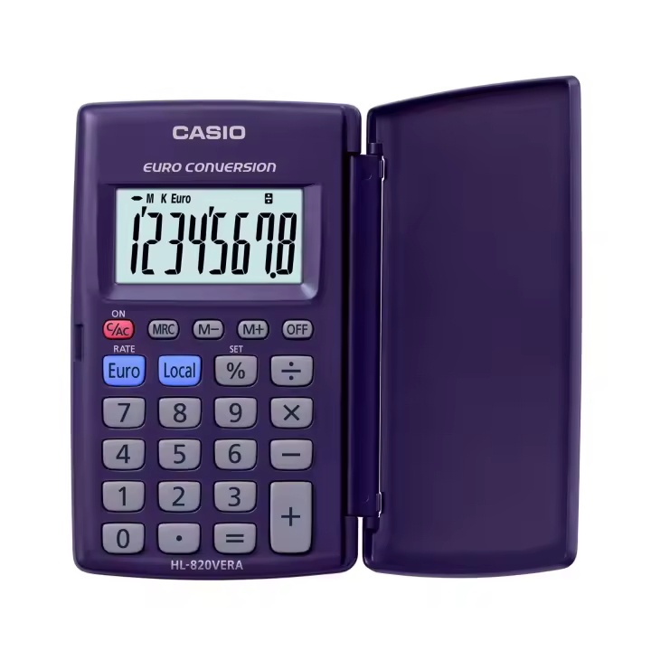 CASIO HL-820VERA Azul / Calculadora básica - 1