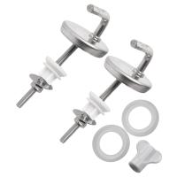 Juego De 2 Tornillos Ajustables Para Asiento De Inodoro Acero Inoxidable Parte Del Tapa De Inodoro Herramienta Manual Para El Hogar - details 18