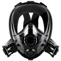 Máscara de snorkel de doble tubo totalmente seca, antiasfixia, antiempañamiento, integrada, de alta definición, con amplio campo de visión. - details 11