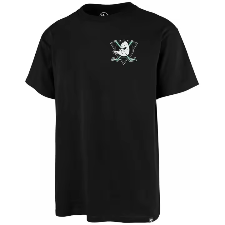 Camiseta de Manga Corta 47'Brand Anaheim Ducks Backer para unisex en color negro - 1