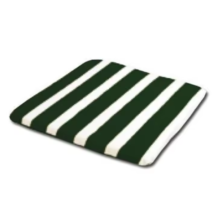 Playa cojin cuadrado (4 und)verde-blanco 38x42x1.5cm 10402 - 1