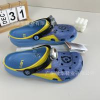 Sandalias De Niños Con Ojos Grandes Y Estilo Croc Flip-Flops Casual Para Playa Zapatos Transversales Respirables Para Todas Las Estaciones Regalo De Navidad - details 1