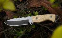 Cuchillo De Sobrevivencia De Acero Inoxidable Multiusos De Alta Dureza EDC Cuchillo Fijo Para Frutas Y Metalworking - details 4