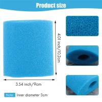 Esponja de cartucho de filtro de piscina, herramienta de limpieza de bañera de hidromasaje lavable, reutilizable, tipo H, 4 paquetes - details 7