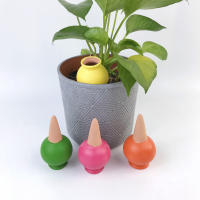 4pcs Dispositivo De Riego Moderno Cerámico Botella De Vino Pequeña Automática Para Riego De Flores Kit De Riego - details 3