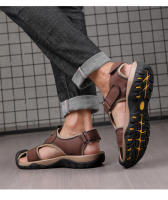 Sandalias De Verano Para Hombre Zapatos Planos Casuales Cómodos Y Antideslizantes Sandalias De Playa Ligeros Con Cordones Material Superior De Cuero Artificial Y Suela EVA - details 18