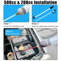 Extrctor De Aceite Para Coche 200CC Pistola De Inyección De Líquido Automotriz Tubo De Aguja Portátil Para Extracciín Y Rellenado De Líquidos - details 4