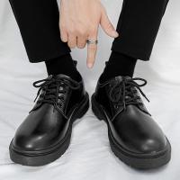 Zapatos Casuales Para Hombre De Cuero Transpirables Con Cordones Hechos a Mano Clásicos De Negocios Moccasins Planos Para La Venta Caliente - details 18