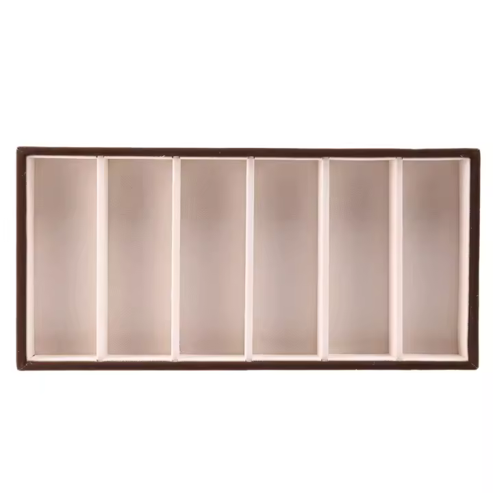 Estuche de Almacenamiento para Gafas de Sol y Joyería con Apertura Superior de Tela de Franela Multinivel Irregular Forma de Estuche de Almacenamiento para Gafas Dangerous Goods:Productos Normales - 1