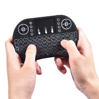 Teclado Inalámbrico I8 Con Luz Retroiluminada Ratón Aeromouse Control Remoto Táctil Para Smart TV Box PC Desktop 7 Colores Inglés Ruso - details 5